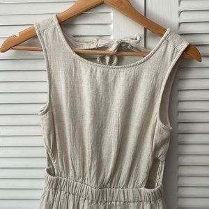 Sincerely Jules linen-look midi dress